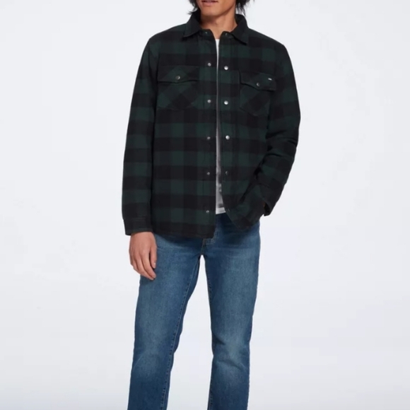 VANS Men's Reversible Jacket - Green/Black - Picture 4 of 10